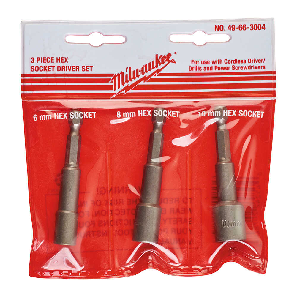 3 Parça 65 Mm Shockwave Bits Uç Hex Lokma Seti