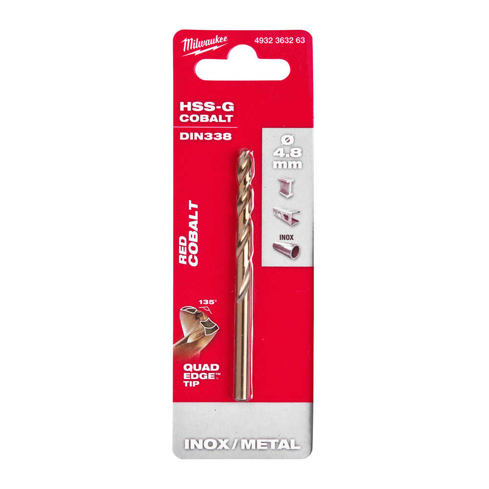 4. 8x86 Mm Altın Serisi Hss-g Co Metal Matkap Ucu